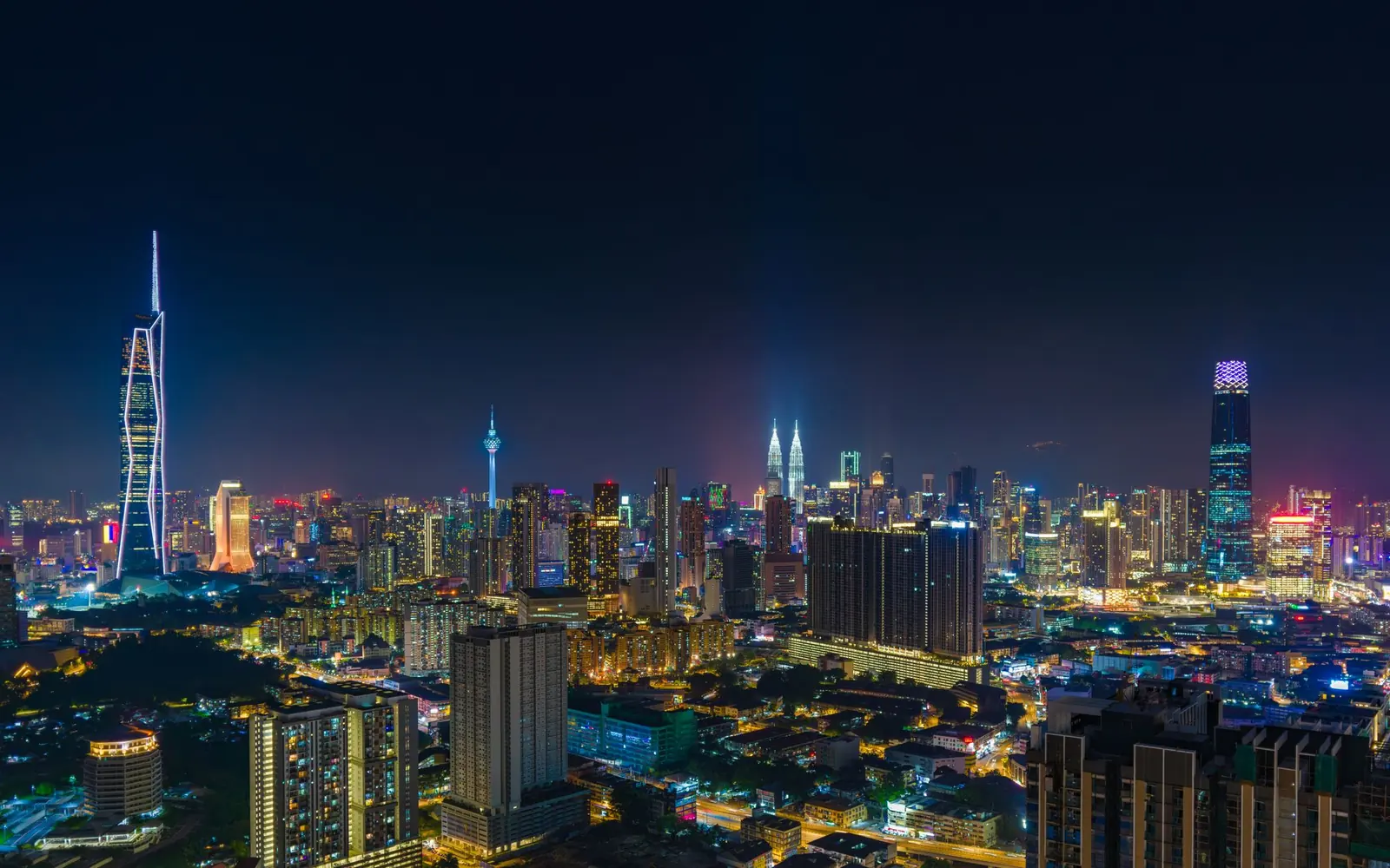 Kuala Lumpur at night