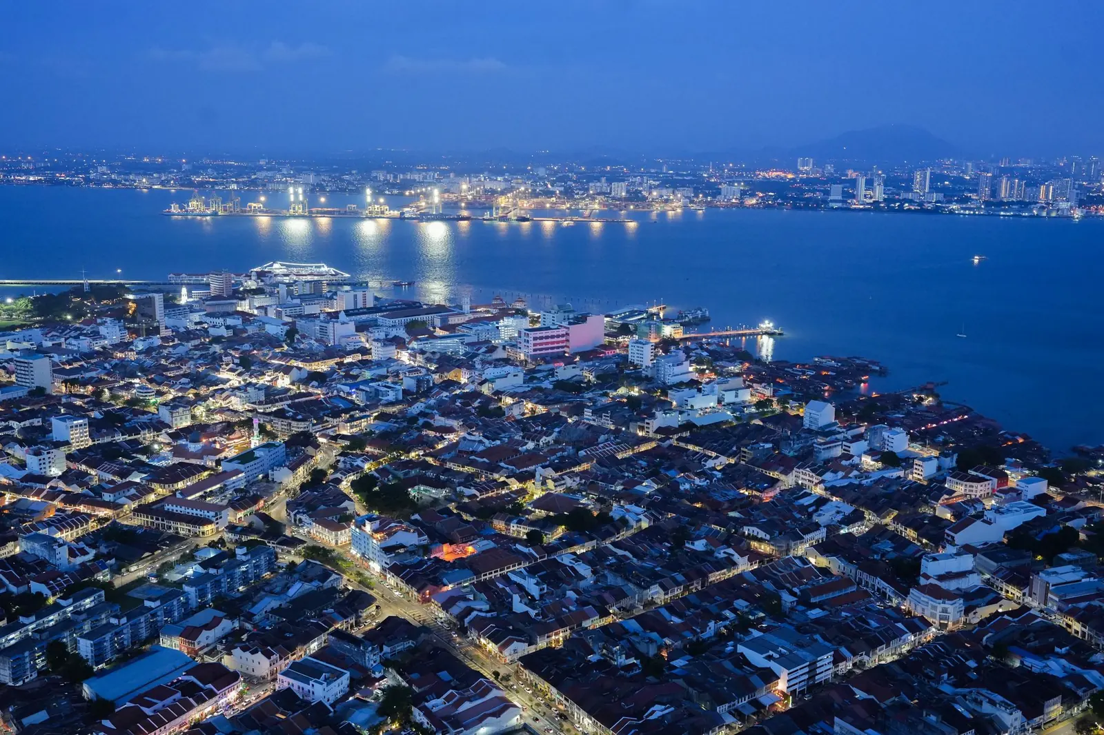 George Town, Penang at night