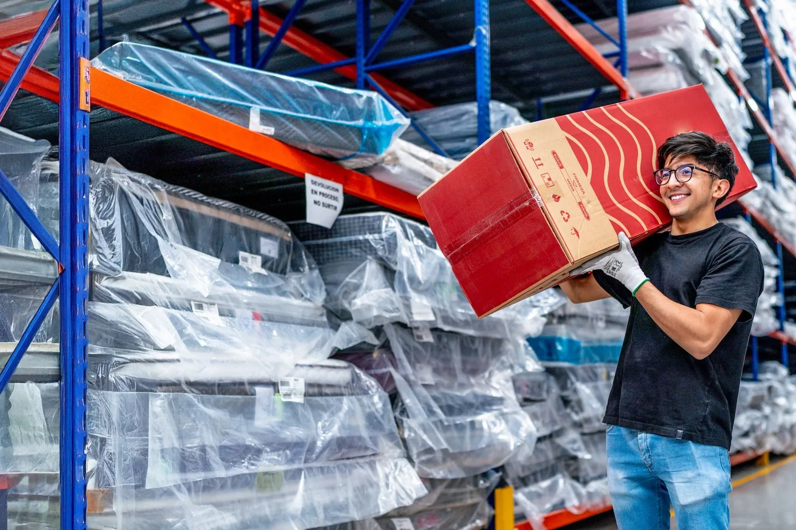 Operations staff in a warehouse