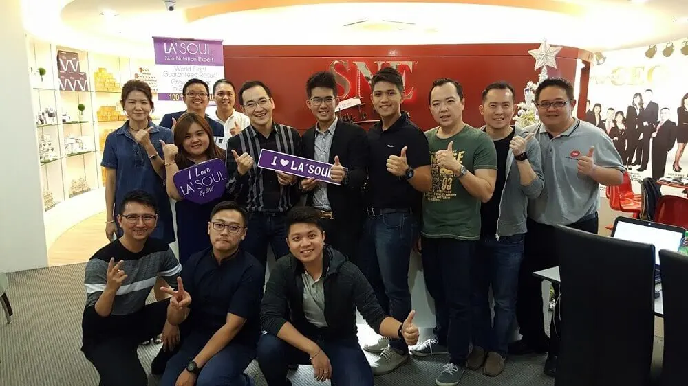 The Webist team at a client event